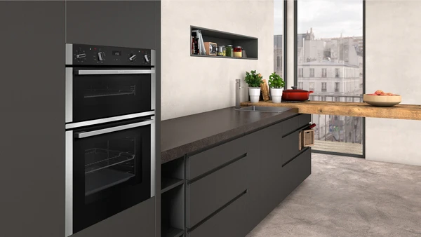 NEFF N50 BUILT-IN DOUBLE OVEN STAINLESS STEEL U1ACE2HN0B - Image 5