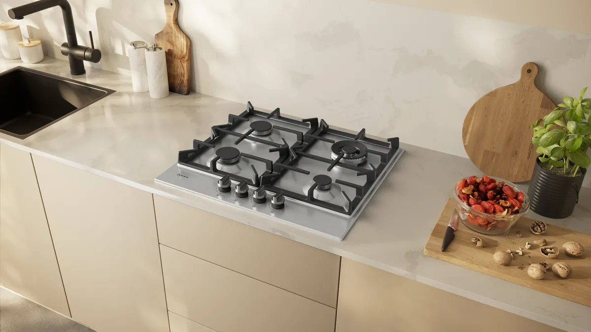 NEFF T26CIH8N0 N70 Gas hob 60 cm Stainless steel - Image 2