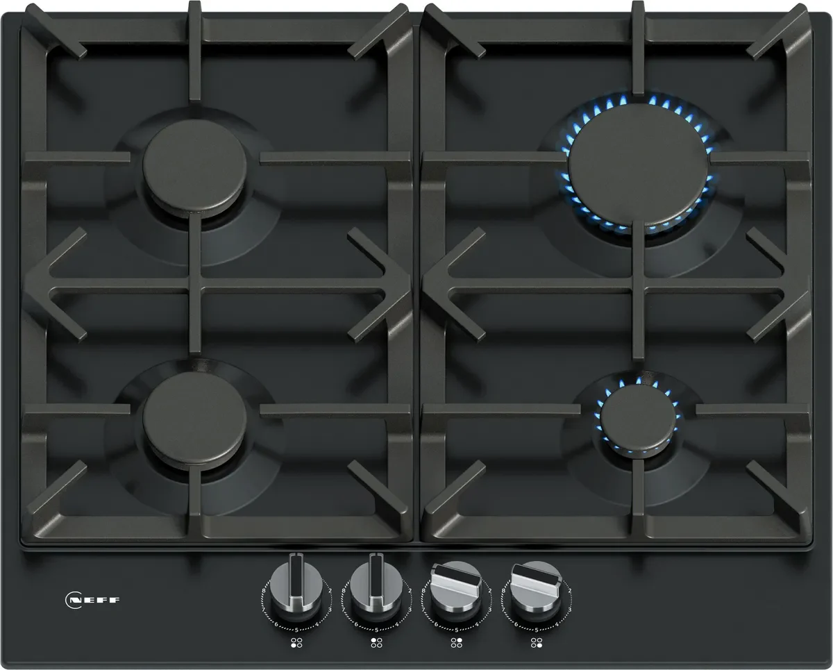 NEFF T26CIP8S0 N70 Gas hob 60 cm Enamel-Black