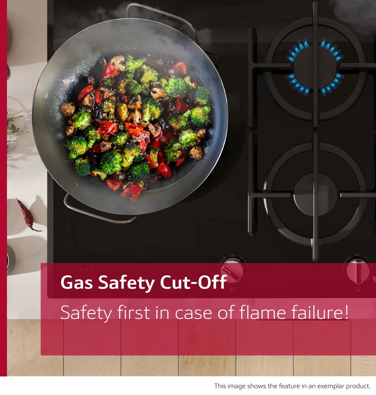 NEFF T26CIP8S0 N70 Gas hob 60 cm Enamel-Black - Image 6