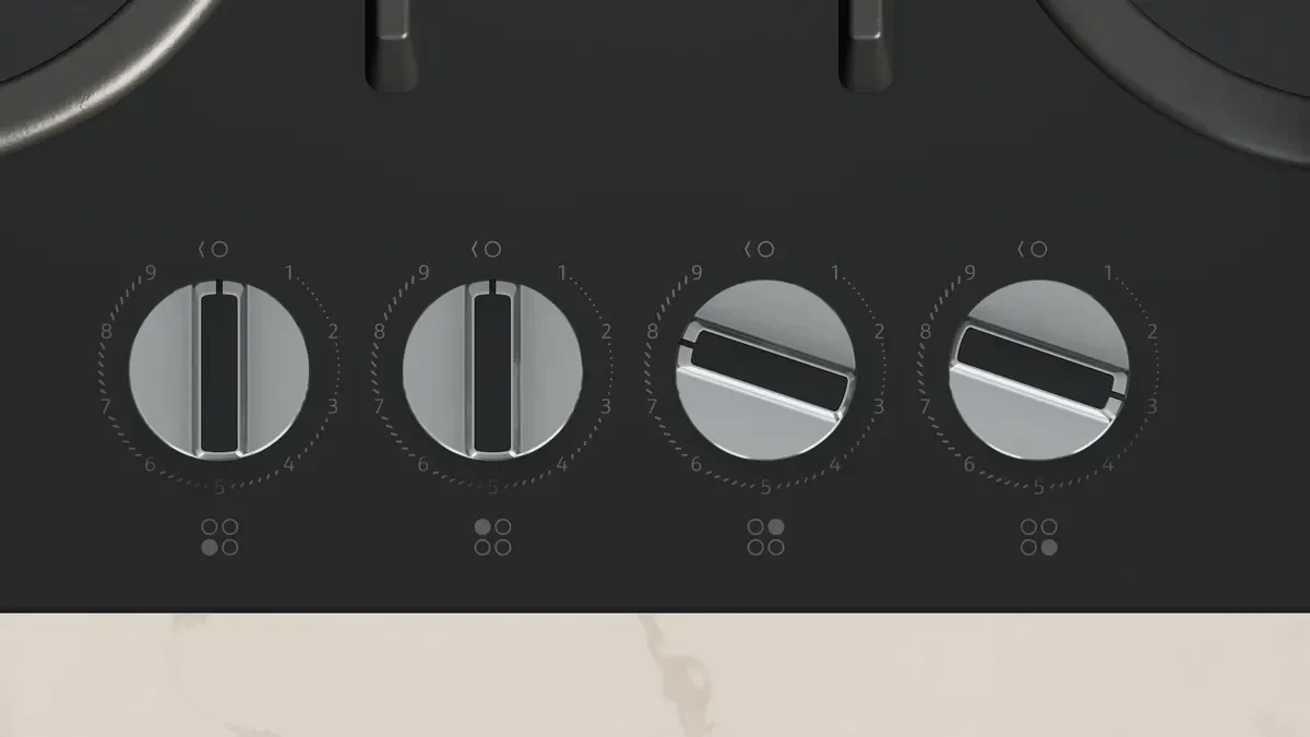 NEFF T26PIP4S0 N70 Gas hob 60 cm Tempered glass-Black - Image 4