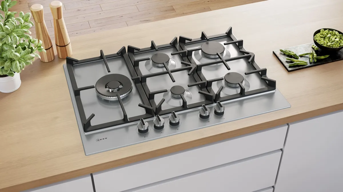 NEFF T27CIS8N0 N70 Gas hob 75 cm Stainless steel - Image 3