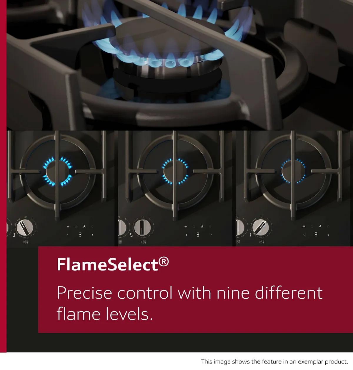 NEFF T27PIQ4S0 N 70 Gas hob 75 cm Tempered glass-Black - Image 8