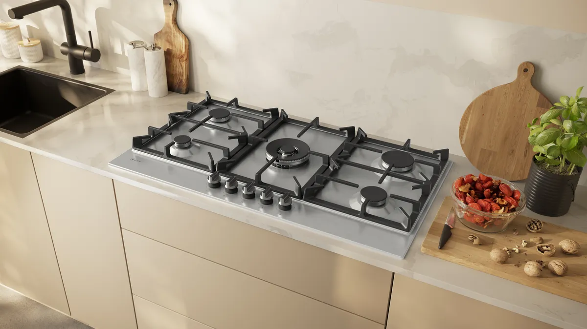 NEFF T29CIR8N0 N70 Gas hob 90 cm Stainless steel - Image 2