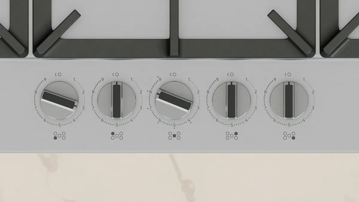 NEFF T29CIR8N0 N70 Gas hob 90 cm Stainless steel - Image 3