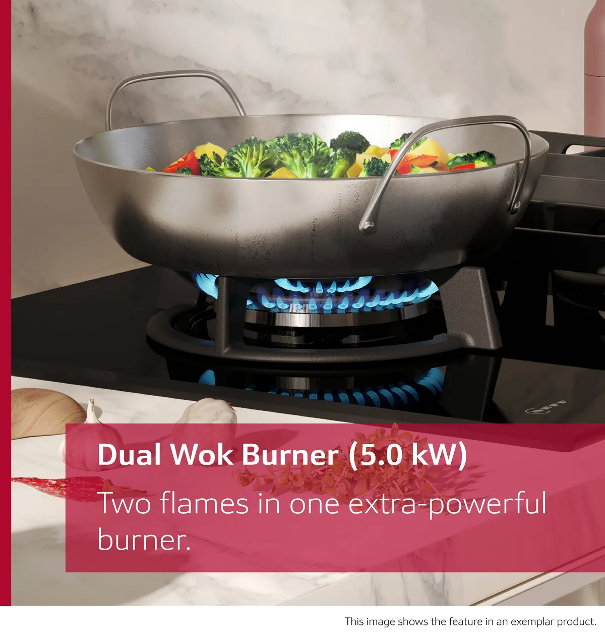 NEFF T29RHS4S0 N90 Gas hob 90 cm Tempered glass, Black - Image 9