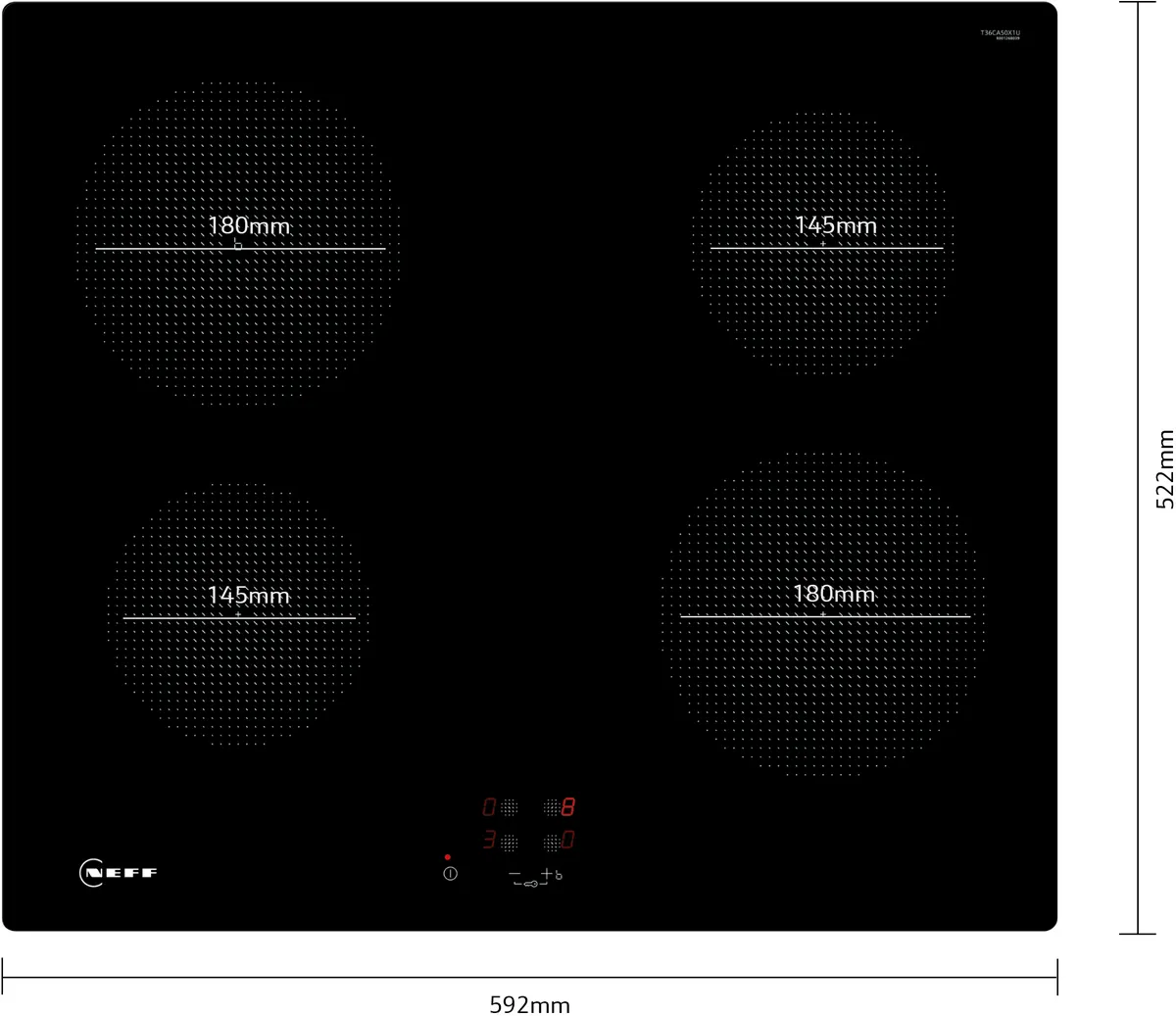 NEFF T36CA50X1U N30 Induction hob 60cm-Black - Image 4