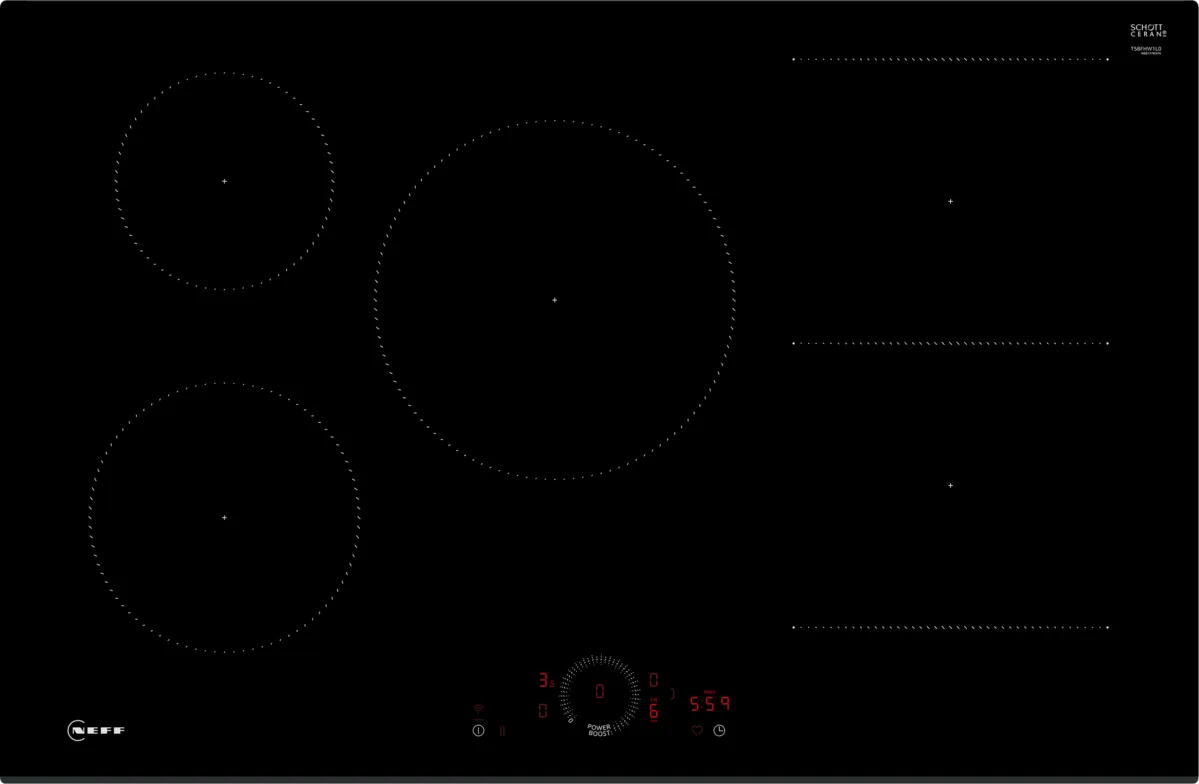 NEFF T58FHW1L0 N70 Induction hob 80 cm surface mount without frame - Image 2