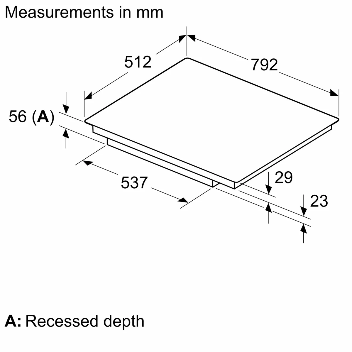 NEFF T58PHW1L0 N70 Induction hob 80 cm flush mount - Image 8