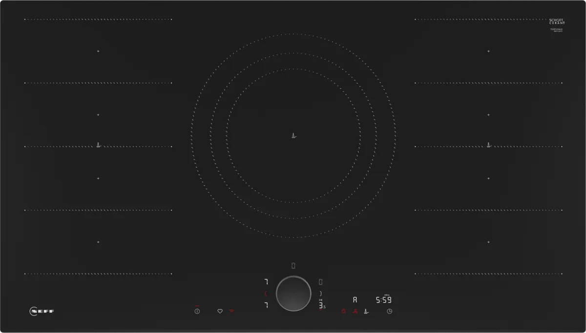 NEFF T69FUV4L0 N90 Induction hob 90 cm surface mount without frame - Image 2