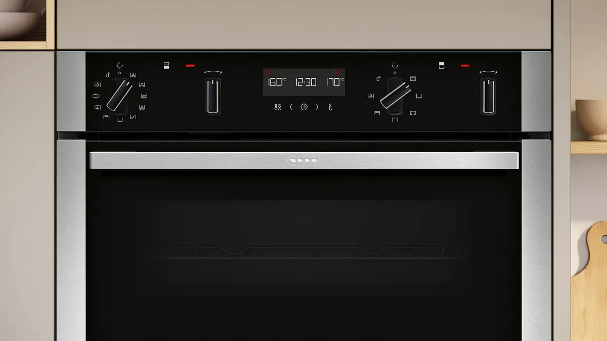 NEFF U2ACH7AN7B N50 Built-in double oven-Stainless Steel - Image 2