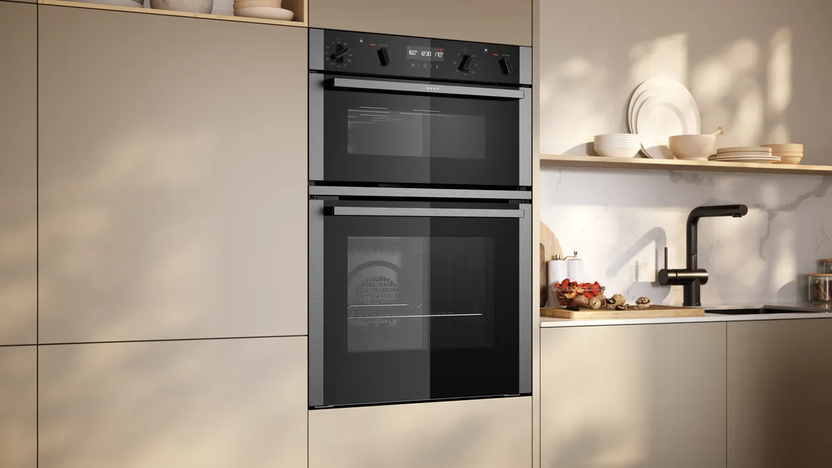 NEFF U2ACH7AN7B N50 Built-in double oven-Stainless Steel - Image 3