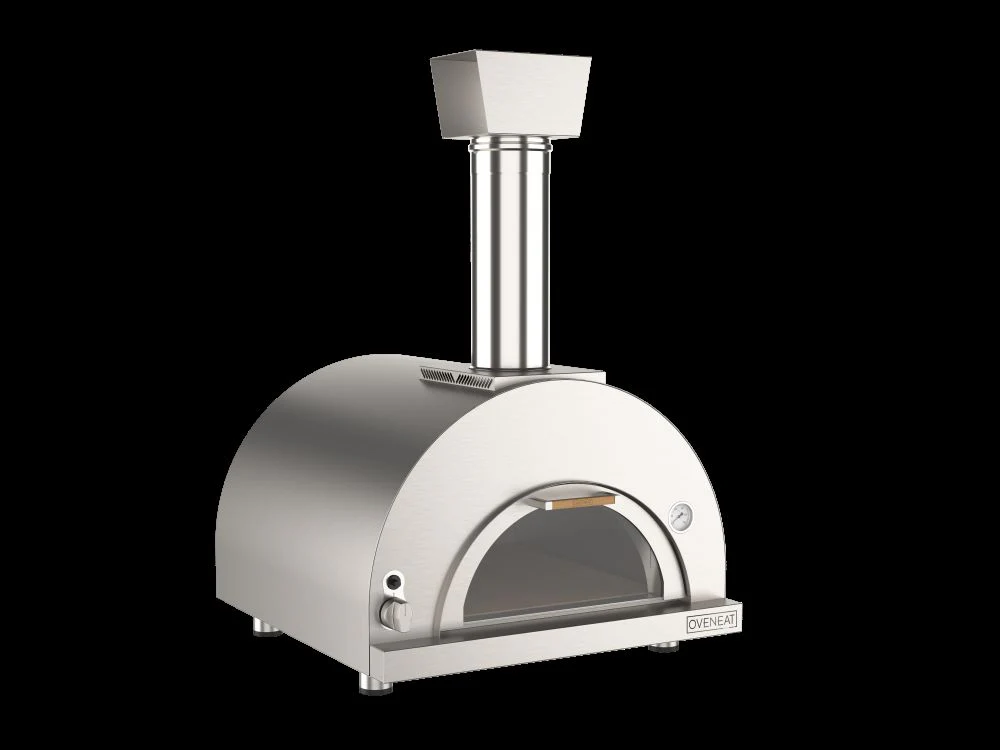 Oveneat GDD-2X Stainless Steel Double gas oven with glass drop-down door includes pizza peel - Image 6