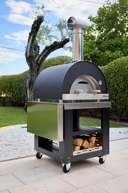 Oveneat GRX-1VR Red Gas Single Pizza Oven with Stainless Steel Door includes Pizza Peel - Image 9