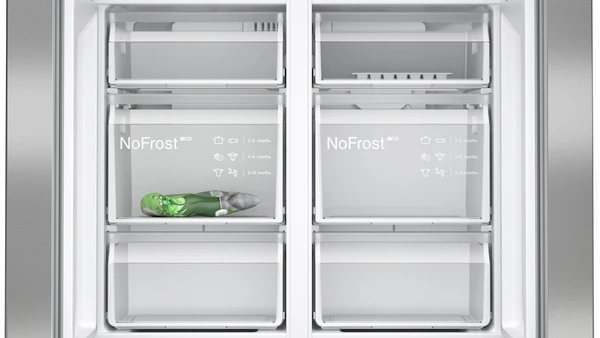 Siemens iQ300 French Door Bottom Freezer Multi Door Inox-easyclean KF96NVPEAG - Image 4